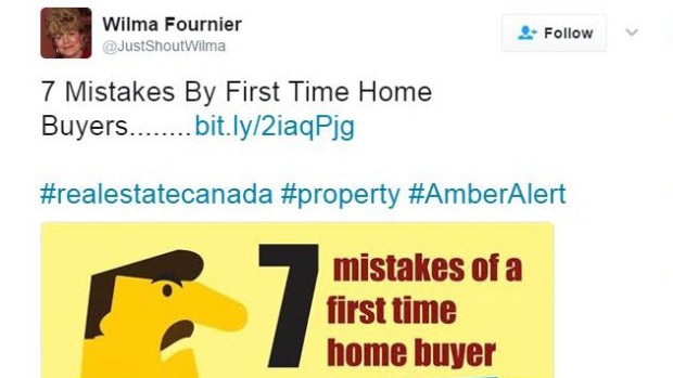 Wilma Fournier - Amber Alert Tweet